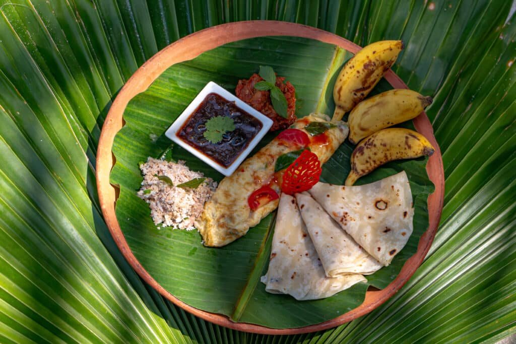 A delectable Maldivian dish at Canareef Resort